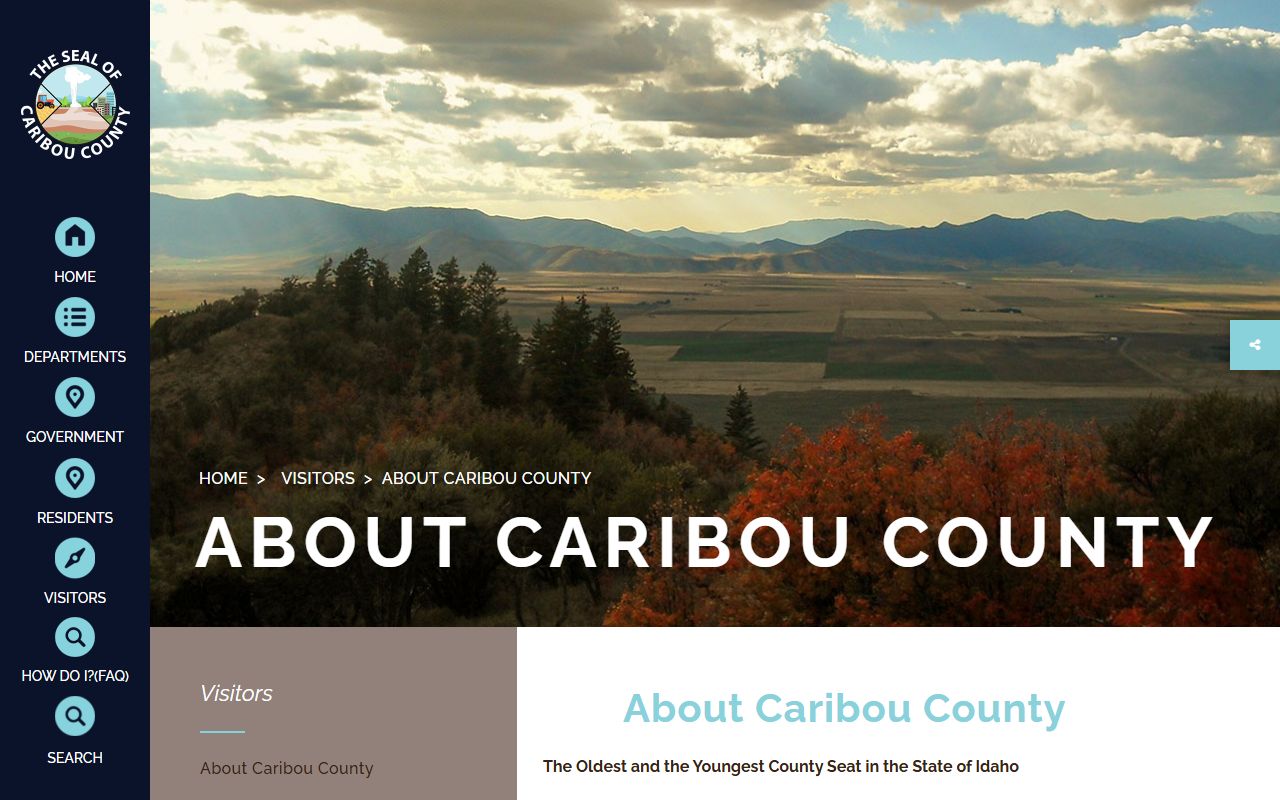 Caribou County clerk records official county history