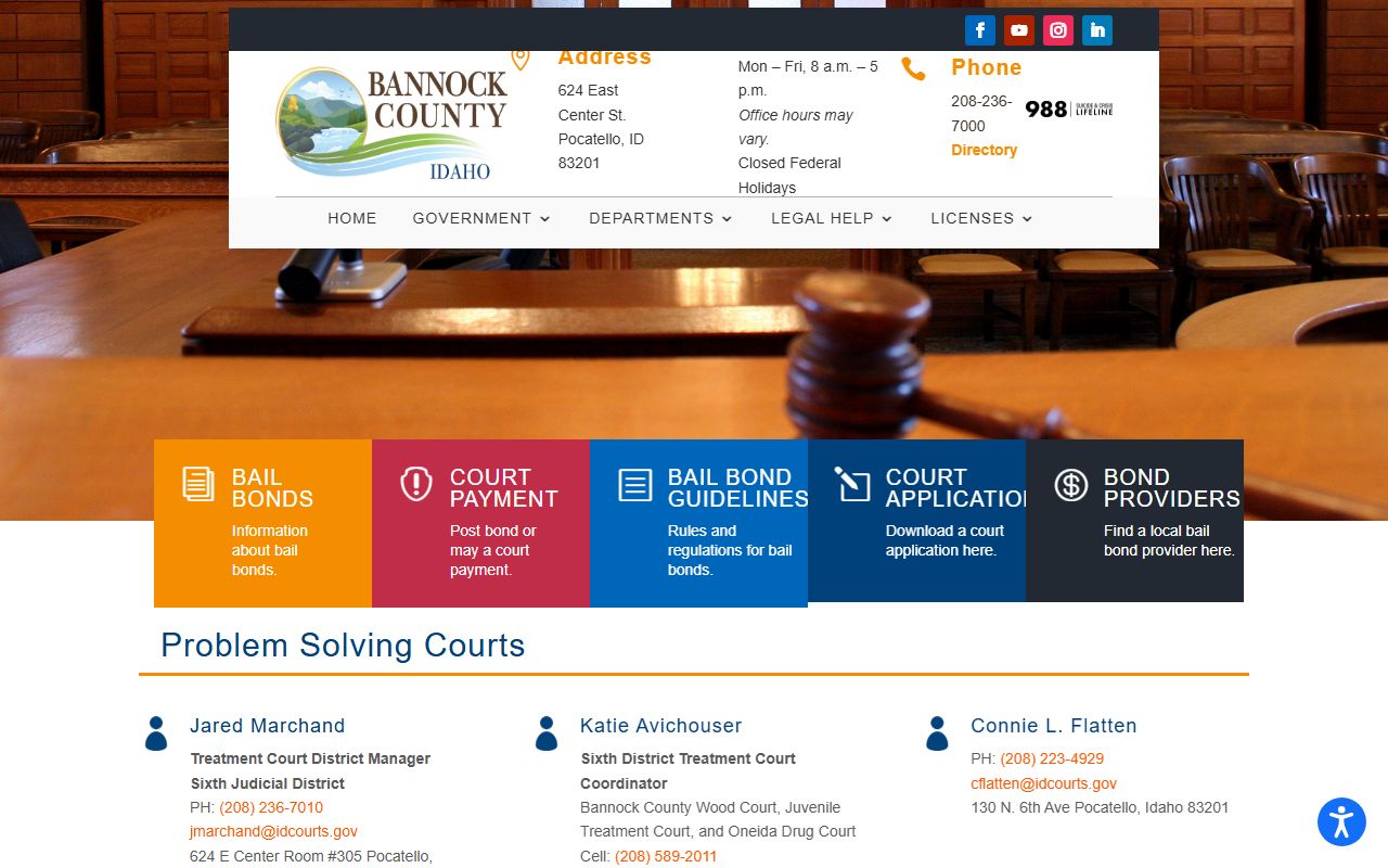 Caribou County probate records regional problem-solving court context